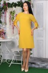 Платье 776-04 цвет желтый