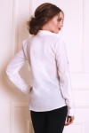 Блуза 556-01 колір білий